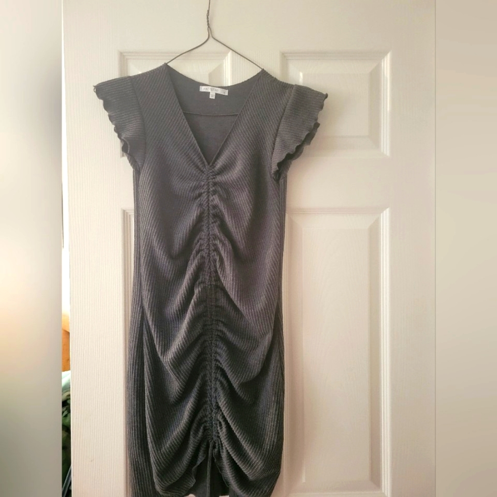 Flattering, clingy, linen dress by AniStar